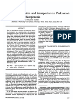 Dopamine receptors and transporters in Parkinson’s disease and schizophrenia 