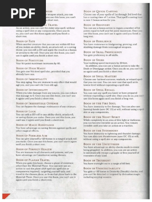 Dnd 5e Epic Boon Dmg Page