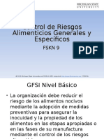 FSKN 09 Control of Food Hazards General and Specific Traducción
