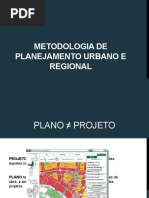 Metodologia de Planejamento Urbano e Regional