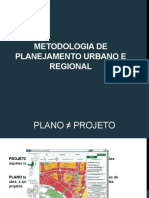 Metodologia de Planejamento Urbano e Regional