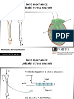 Solid Mechanics: Uniaxial Stress Analysis: Biomecânica Do Corpo Humano