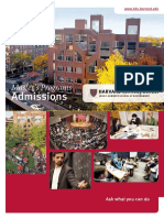 Harvard Kennedy School Master's Programs Admissions Guide