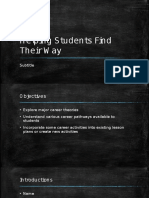 Helping Students Find Their Way PPT 2016