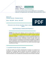 El Docente en Las Reformas Educativas Sujeto o Ejecutor de Proyectos Ajenos