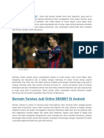 Agent Judi Online - Masa Depan Messi Di Barcelona