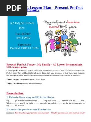 A2 ESL EFL Lesson Plan