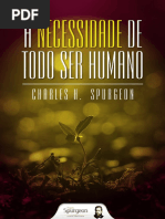 eBook 032 Charles Haddon Spurgeon a Necessidade de Todo Ser Humano