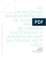 As potencialidades da implementação de atividades práticas de caráter investigativo e interdisciplinar em ciências no 1.º ciclo