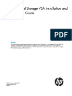 HP StoreVirtual VSA Installation and Configuration Guide TA688-63133 PDF