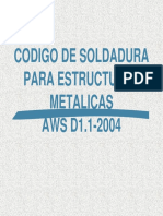 Codigo de Soldadura Para Estructuras Metalicas Aws d1.1-2004.Resumen.