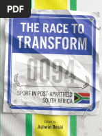 The Race To Transform: Sport in Post-Apartheid South Africa