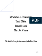 Ch1- 7 Slides Introduction to Econometrics