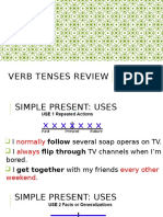 Verb Tenses Review