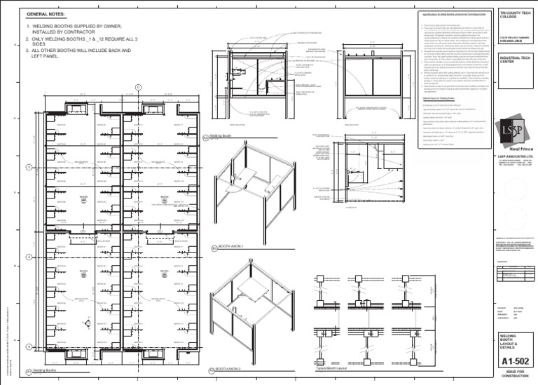 Welding Booth Layout Drawing Welding Construction