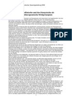 DR HP Fiechter Vortrag Vom 20081025 Das Apollinische Und Das Dionysische Als Kunsttherapeutische Wirkprinzipien