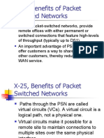 Benefits of Packet Switched Networks