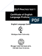 Celp Practice Test