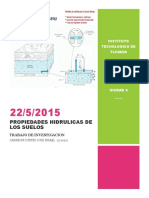 Propiedades Hidrulicas de Los Suelos: Instituto Tecnologico de Tijuana