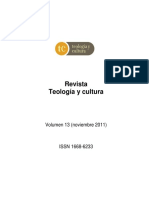 Presentacion - Teología y Cultura, nº11