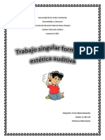 Trabajo Singular de Estetica Grupo #2