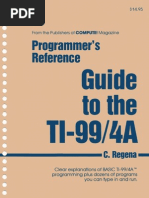 Download COMPUTEs Programmers Reference Guide to the TI-994A by remow SN29621747 doc pdf