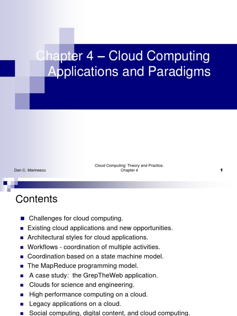 Cloud Computing Applications and Paradigms ClientServer Model