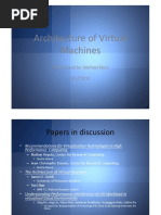The Architecture of Virtual Machines