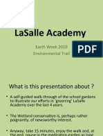Lasalle Academy: Earth Week 2010 Environmental Trail