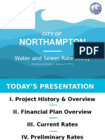 Northampton Water and Sewer Rate Study 1/21/2016