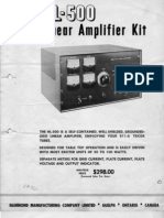 Hammond HL-500 Linear Amplifier