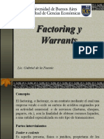 Factoring y Warrant