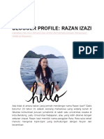 Blogger Razan Izazi