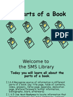 Parts of A Book Powerpoint Lesson