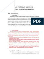 PEDOMAN PELAYANAN Radiologi Di Puskesmas