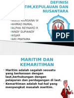 Definisi Maritim, Kepulauan Dan Nusantara