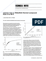 Research and Technical Notes: Specific Heat of Wakefield Thermal Compound From 2 To 40 K