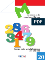 Cuaderno Matematicas 20 - Dylar PDF