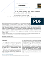 Optimal Size Selection of The Classic Laryngeal Mask Airway by Tongue Width-Based Method in Male Adults