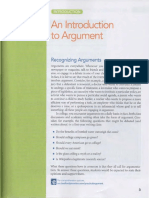 An Introduction to Argument Recognizing Arguments