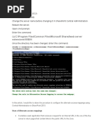 SharePoint 2013 Change Server Name and Alternate Mappings Tutorial
