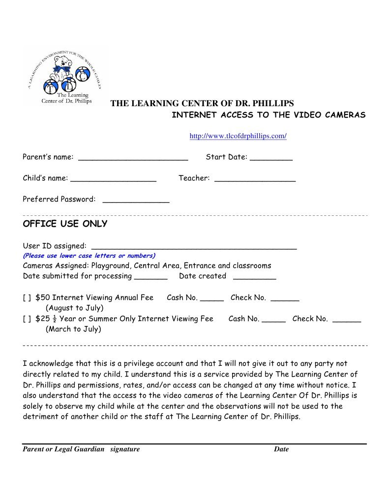 Form Internet Access | PDF
