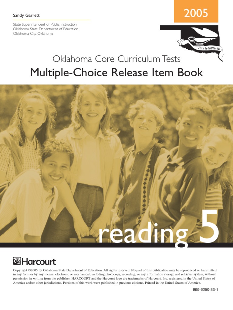 Multiple-Choice Release Item Book: Reading | PDF