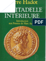 HADOT P. La Citadelle Intérieure Introduction Aux Pensées de Marc Aurèle
