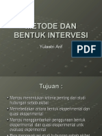 Metode Dan Bentuk Intervensi