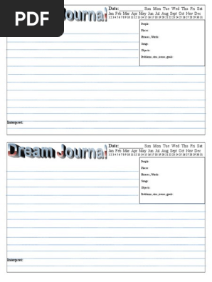 Dream Journal