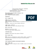 Programação Seminário