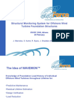 Structural Monitoring System for Offshore Wind Turbine Foundation Structures