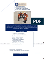 Informe Pre Catastro y Manual de planeamiento en comunidades.