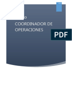 Coordinador de Operaciones